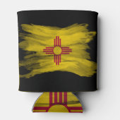 ニューメキシコ州旗ブラシのストローク、ニューメキシコ 缶クーラー (裏面)