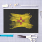 ニューメキシコ州旗ブラシのストローク、ニューメキシコ 薄葉紙 (クラフト)