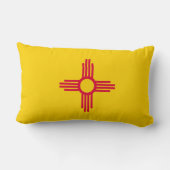 ニューメキシコ州旗プリント愛国心 ランバークッション (裏面)