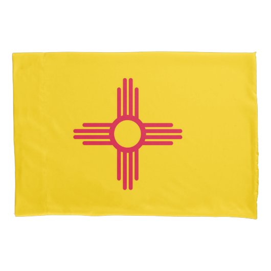 ニューメキシコ州旗プリント愛国者 枕カバー (正面)