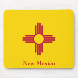 ニューメキシコ州旗マウスパッドカスタマイズ文字 マウスパッド