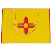 ニューメキシコ州旗抱き枕 ラージペーパーバッグ (正面)