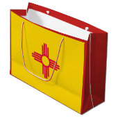 ニューメキシコ州旗抱き枕 ラージペーパーバッグ (正面アングル)