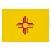 ニューメキシコ州旗 (正面横)