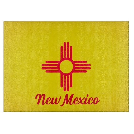 ニューメキシコ州旗 カッティングボード (正面)