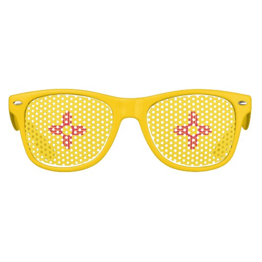 ニューメキシコ州旗 キッズサングラス (正面)