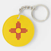 ニューメキシコ州旗 キーホルダー (裏面)