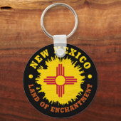 ニューメキシコ州旗 キーホルダー (正面)