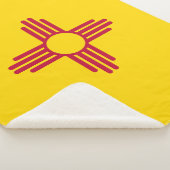 ニューメキシコ州旗 シェルパブランケット (3/4)