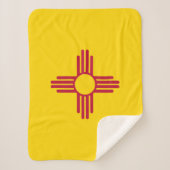 ニューメキシコ州旗 シェルパブランケット (正面)
