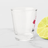 ニューメキシコ州旗 – ジアサンパーソナライズされた ショットグラス (左)