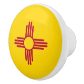 ニューメキシコ州旗 セラミックノブ (右)