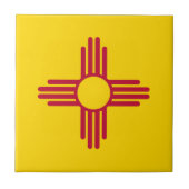 ニューメキシコ州旗 タイル (正面)