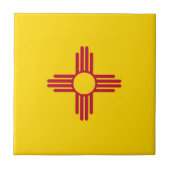 ニューメキシコ州旗 タイル (正面)