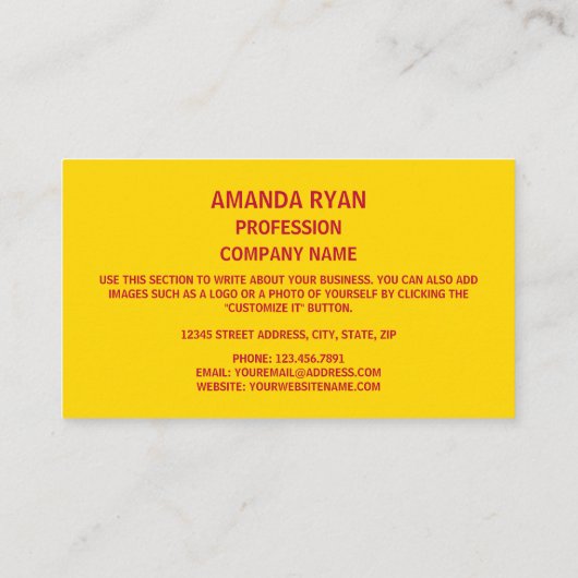 ニューメキシコ州旗、ニューメキシコ州旗 名刺 (裏面)