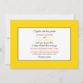 ニューメキシコ州旗、ニューメキシコ結婚州旗 招待状 (正面)