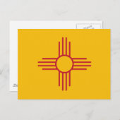 ニューメキシコ州旗 ポストカード (正面/裏面)