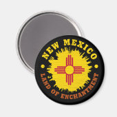 ニューメキシコ州旗 マグネット (正面/裏面)