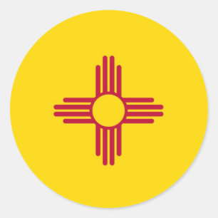 ニューメキシコ州旗 ラウンドシール