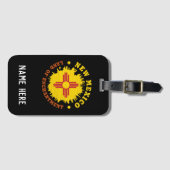 ニューメキシコ州旗 ラゲッジタグ (正面横)
