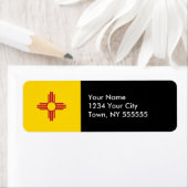 ニューメキシコ州旗 ラベル (インサイチュ)