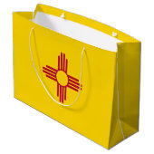 ニューメキシコ州旗 ラージペーパーバッグ (裏面アングル)