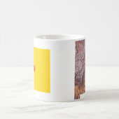 ニューメキシコ州旗+地図マグカップ コーヒーマグカップ (中央)