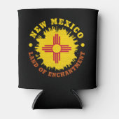 ニューメキシコ州旗 缶クーラー (正面)