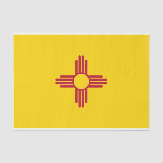 ニューメキシコ州旗 薄葉紙 (正面)