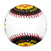 ニューメキシコ州旗 野球ボール (裏面)