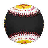 ニューメキシコ州旗 野球ボール (正面)