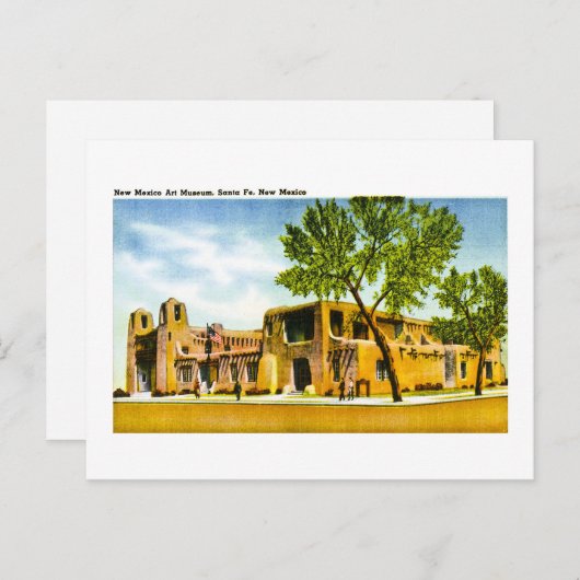 ニューメキシコ州立美術館, サンタフェ, ニューメキシコ州 ポストカード (正面/裏面)