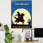 ニューメキシコ州観光 ポスター (ホームオフィス)