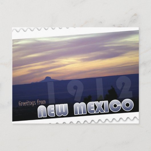 ニューメキシコ州100年記念はがき1912 ポストカード (正面)