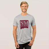 ニューメキシコ州 トライブレンドTシャツ (正面全面)