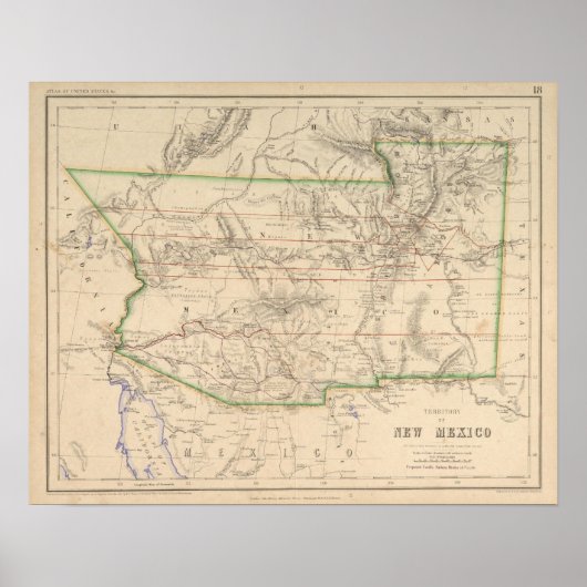 ニューメキシコ州 ポスター (正面)