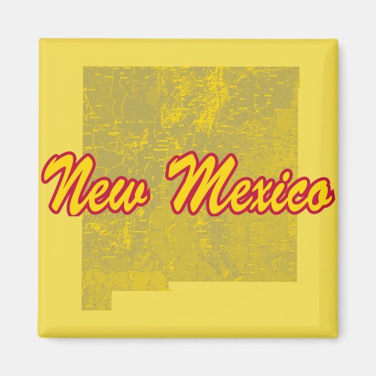 ニューメキシコ州 マグネット (正面)