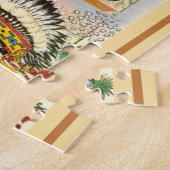 ニューメキシコ州 11x14 イラスト地図 ジグソーパズル (側面)