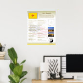 ニューメキシコ州NMポスター ポスター (ホームオフィス)