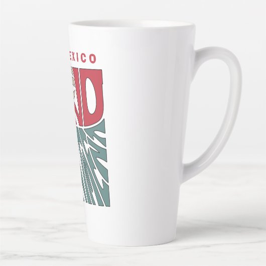 ニューメキシコ愛称ワードアート カフェラテマグ (右)