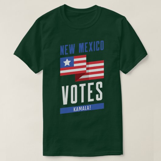 ニューメキシコ投票カマラ Tシャツ (デザイン正面)