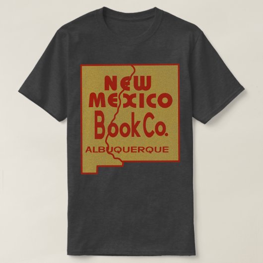 ニューメキシコ書籍会社 Tシャツ (デザイン正面)