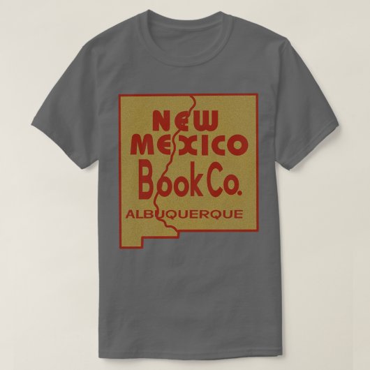 ニューメキシコ書籍会社 Tシャツ (デザイン正面)