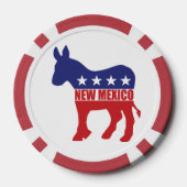 ニューメキシコ民主党議員ドンキー ポーカーチップ (裏面)