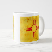 ニューメキシコ水彩国旗 ジャンボコーヒーマグカップ (正面右)