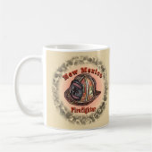 ニューメキシコ消防士のマグカップ コーヒーマグカップ (左)