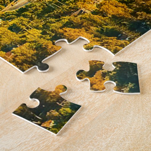 ニューメキシコ熱気球。クリスマスグリーティング ジグソーパズル (側面)