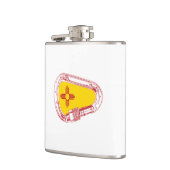 ニューメキシコ登山カラビナー フラスク (左)