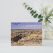 ニューメキシコ砂漠の小さな村 ポストカード (スタンド正面)