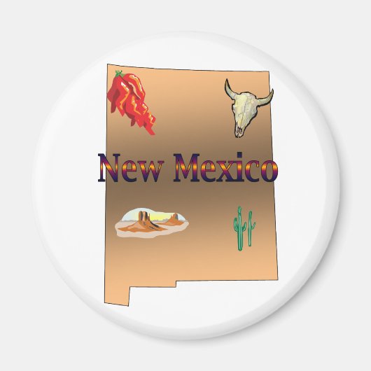 ニューメキシコ磁石 マグネット (正面)